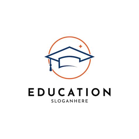 Premium Vector Education Logo Design Creative Idea With Circle