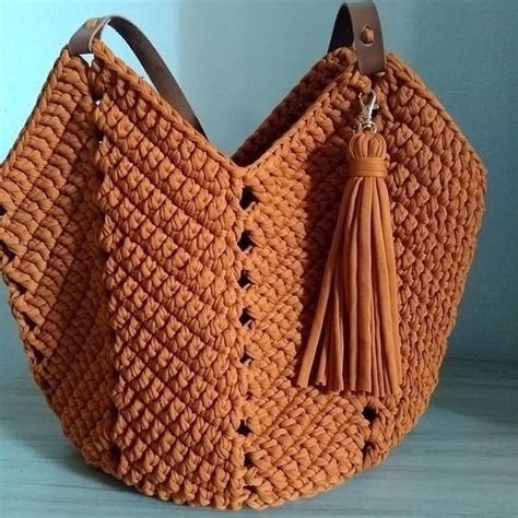 Bolsa Estilosa Linda Tecendo Artes Em Crochet Bloglovin