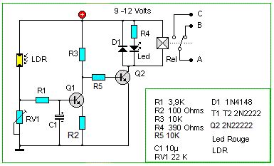 Electronique D Interrupteur Crepusculaire