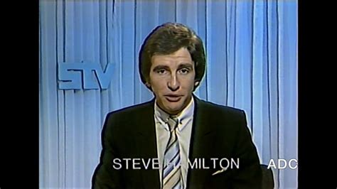 Stv Adverts And Announcer Steve Hamilton In Vision 9th January 1983 1 Of