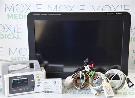 Used Philips Mx800 Intellivue With Intellivue X2 Patient Monitor Module