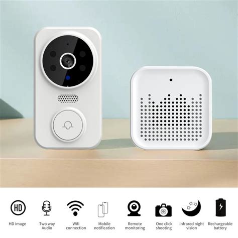 Cheap M Smart Visual Doorbell Two Way Intercom Infrared Night Vision