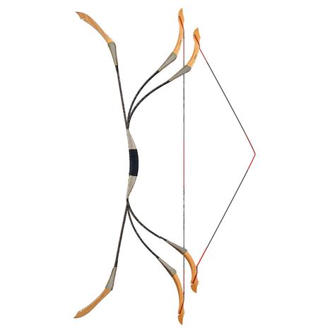 Archery 48 54 Traditional Recurve Bow And Wooden Arrows Set Mongoli