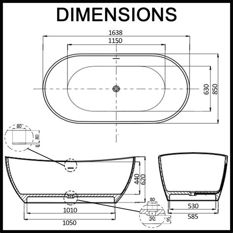 Freestanding Tub Dimensions