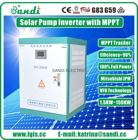 Spi Kw Solar Water Pump Inverter Variable Frequency Drive Solar