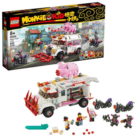 Amazon.com: LEGO Monkie Kid: Pigsy’s Food Truck 80009 Building Kit ...