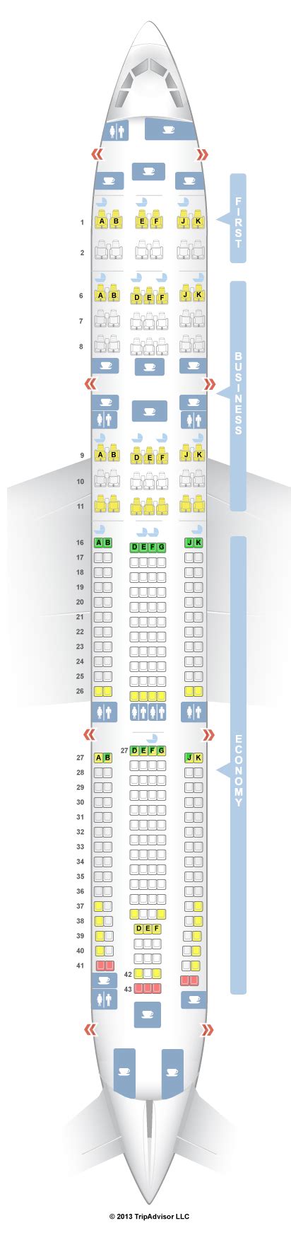 A380 Emirates Seat Map