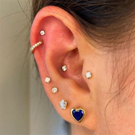 100 inspirações de piercings na orelha nariz e boca Blog Tattoo2me