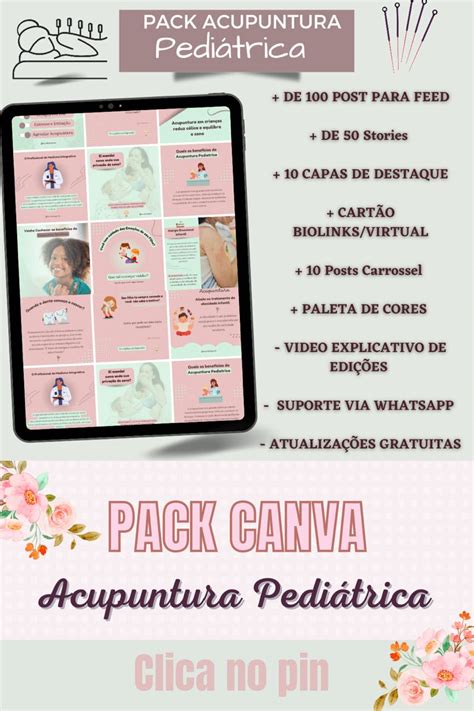 Pack Canva Acupuntura PediÁtrica Bullet Journal