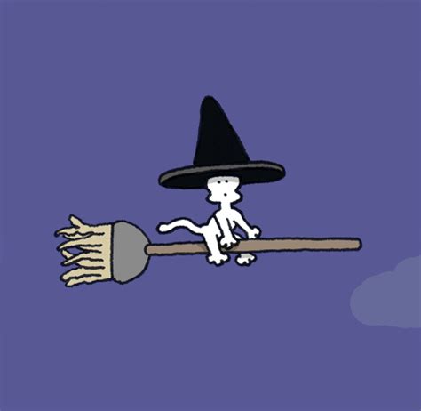 Witch On Broom GIFs - Get the best GIF on GIPHY