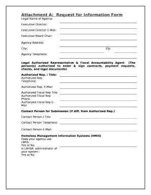 Attachment A Request For Ination Documents Lahsa Doc Template Pdffiller