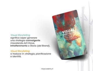 Strumenti Di Visual Storytelling Scopri Il Webinar Ninja Academy Ppt