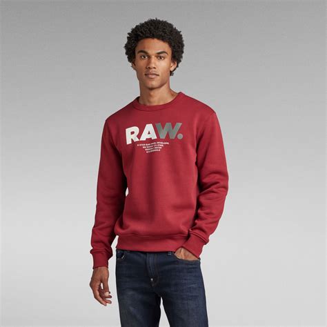 Multi Colored RAW Sweater Red G Star RAW