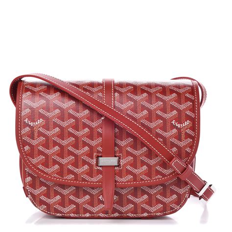 Goyard Goyardine Belvedere Pm Messenger Bag Red 356701