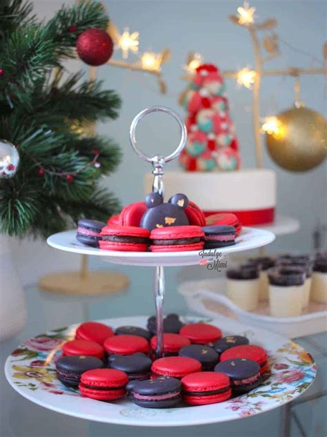 Multi Color Macarons Video Tutorial And Christmas Party Table Ideas