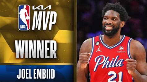 Joel Embiid è Lmvp Della Regular Season 202223 Globalsport