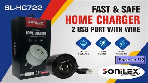 Sonilex 2 Usb Port Mobile Charger At Best Price In Mumbai By H M Marketing Id 21182705133