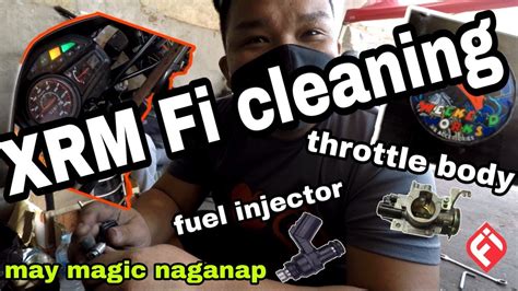 HOW TO CLEAN HONDA XRM Fi THROTTLE BODY AND FUEL INJECTOR Fi CLEANING