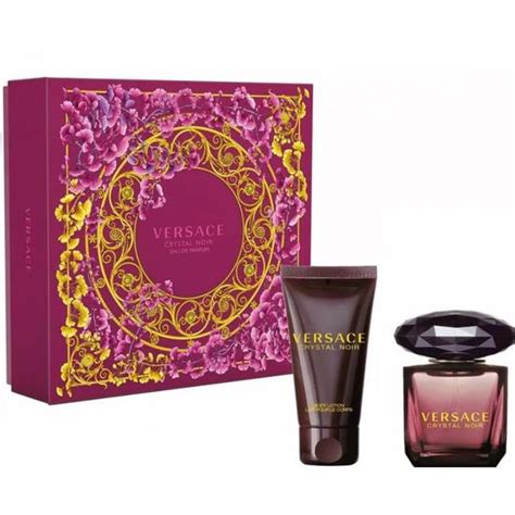 Versace Crystal Noir Eau De Parfum Gift Set Sales Offers