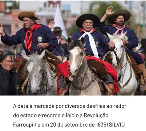 Diversos desfiles recorda o início da Revolução Farroupilha em 20 de