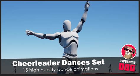 Cheerleader Mocap Dances Set In Animations Ue Marketplace