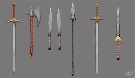 Artstation Fantasy Weapon Design