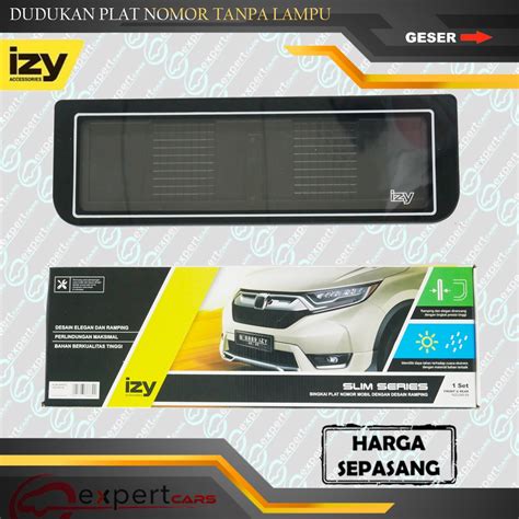 Jual Dudukan Tatakan Tempat Plat Nomor Mobil Acrylic Akrilik Merek Izy