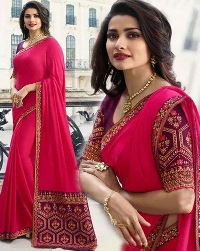 Red Sana Silk Sarees M With Blouse Piece At Rs In Raipur