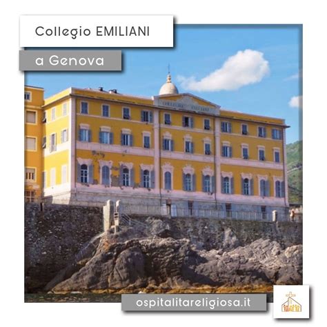 Il Collegio Emiliani sorge in uno dei punti più belli di Nervi