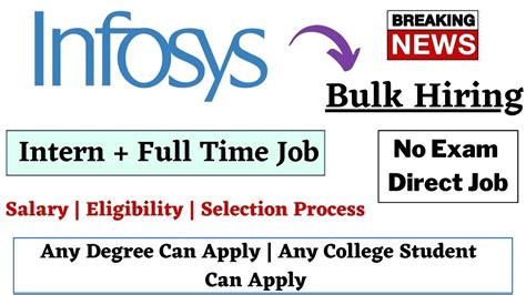 Infosys Instep Internship 2022 2023 2024 Batch No Exam