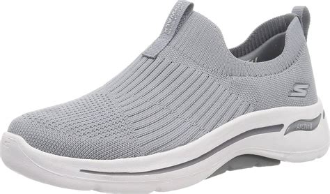 Skechers Women S Performance Go Walk Arch Fit Iconic Gray