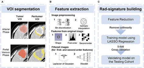 Frontiers Radiomics Analysis On Multiphase Contrast Enhanced CT A