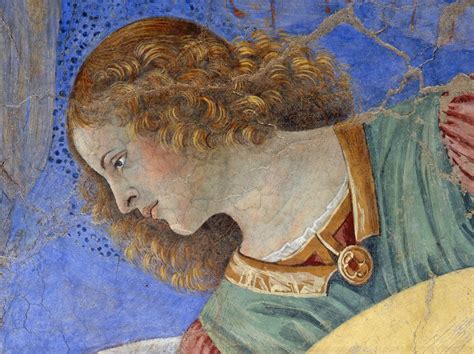 Melozzo da Forlì An angel playing the lute