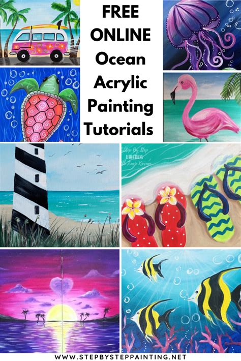 10 Beach Paintings For The Beginner Acrylic Painter