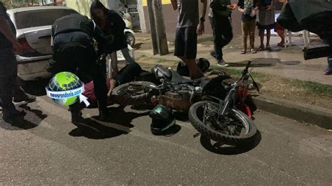 Colisão Entre Motos Deixa Três Feridos Ao Lado De Igreja Evangélica Na