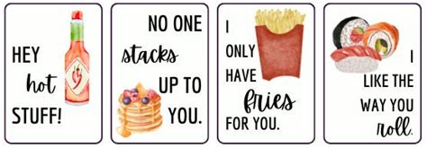 Digital Valentine's Card Food Puns - Etsy