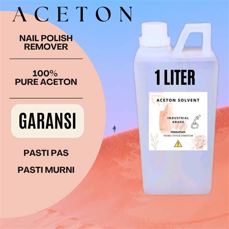 Jual Aseton Aceton Pembersih Cat Kuku Nail Polish Remover Liter