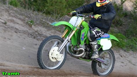 Kawasaki Kx500 1990 Sand Pit Ride Mega Braaaps Youtube