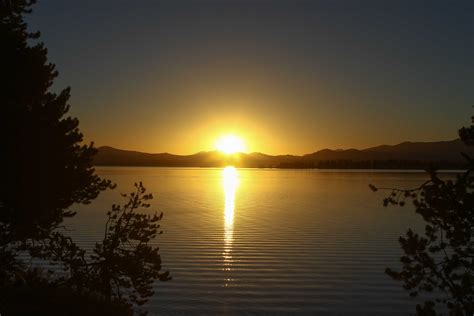 Sunrise Over Yellowstone Lake Shutterbug