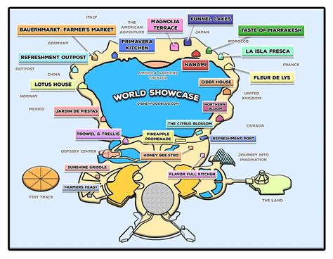 2022 epcot flower and garden festival map