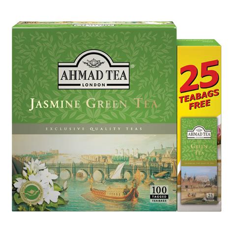 Jasmine Green Tea 100tb Green Tea 25tb Ahmad Tea Official Site