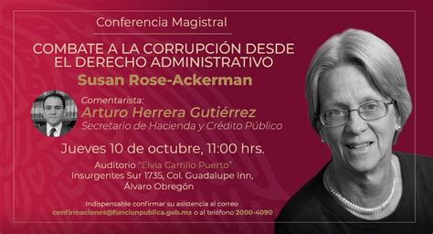 Conferencia Magistral Combate a la corrupción desde el Derecho