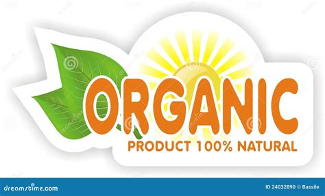 Organic Sign Stock Photo Image 24032890