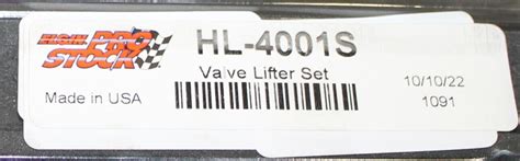 Engine Valve Lifter Elgin Hl S For Sale Online Ebay