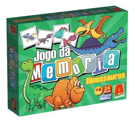 Jogo Da Memória Dinossauros Madeira Algazarra MercadoLivre