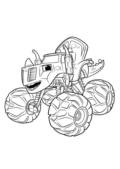 Monster Truck Coloring Pages Truck Coloring