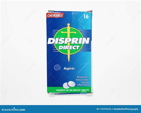 London Uk March 5th 2020 Packet Of Disprin Direct Chewable