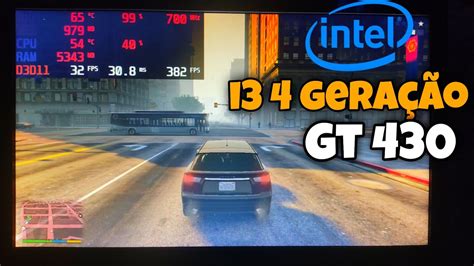 GTA 5 I3 4150 PLACA DE VIDEO GT 430 1G Jogando GTA 5 Em Pc Fraco YouTube