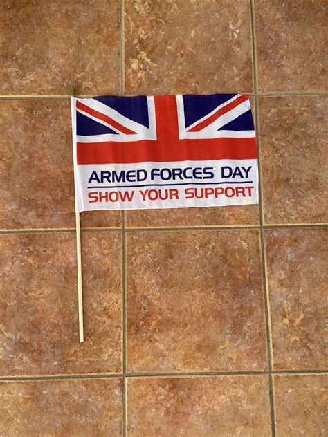 Armed Forces Day Large Hand Flag - World Flag Shop