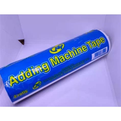 Printing Calculator Paper Roll Adding Machine Tape by 4 rolls | Shopee ...